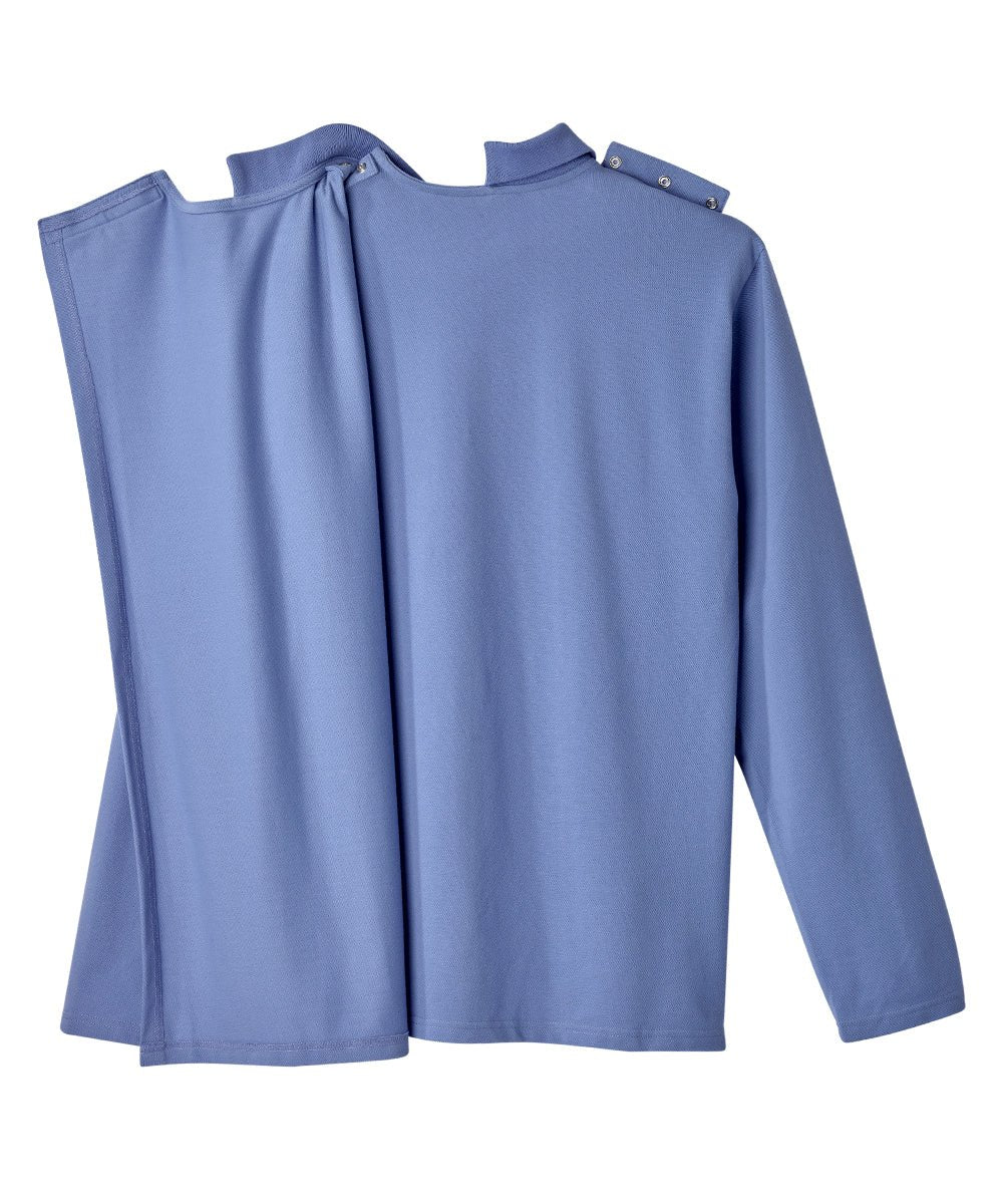 Men's Open Back Long Sleeve Polo