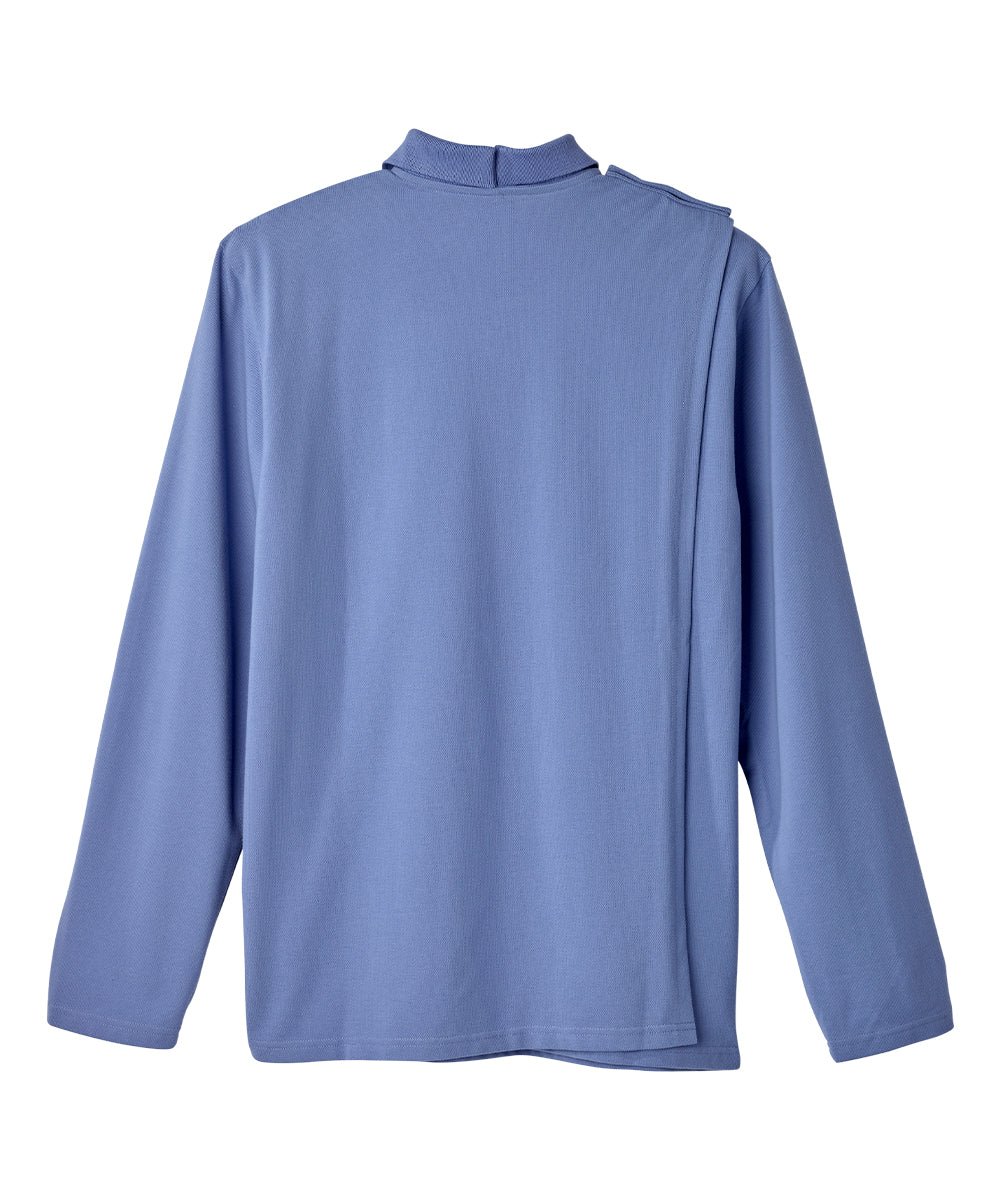Men's Open Back Long Sleeve Polo