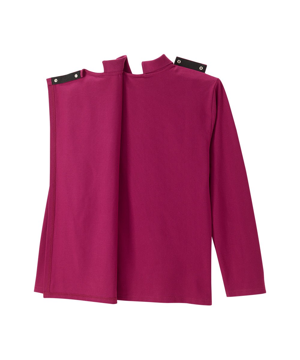 Men's Open Back Long Sleeve Polo
