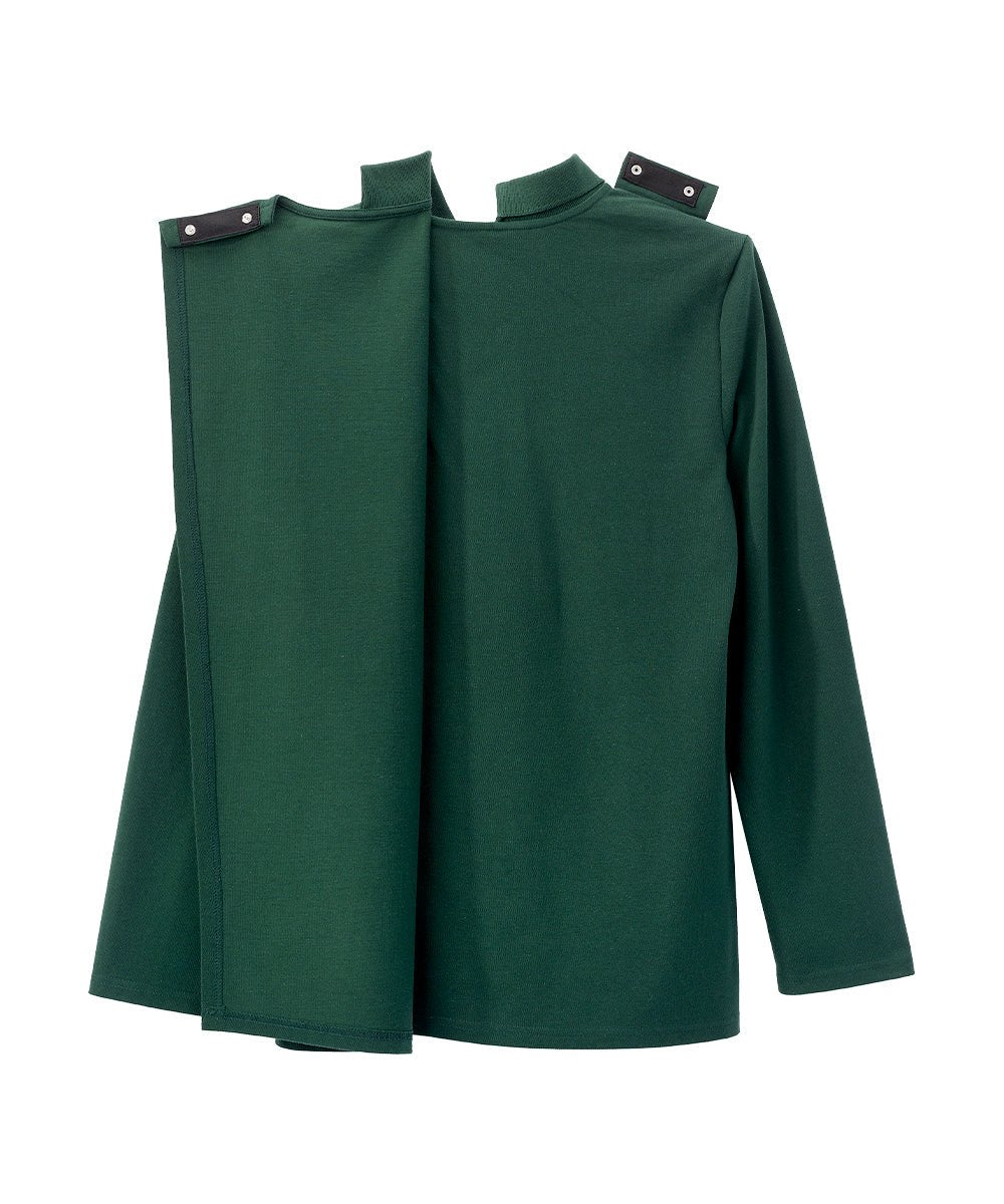 Men's Open Back Long Sleeve Polo