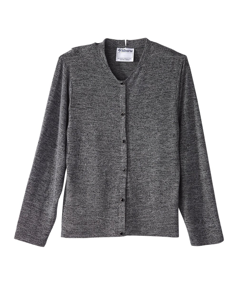 Women's Open Back Knit Button Top