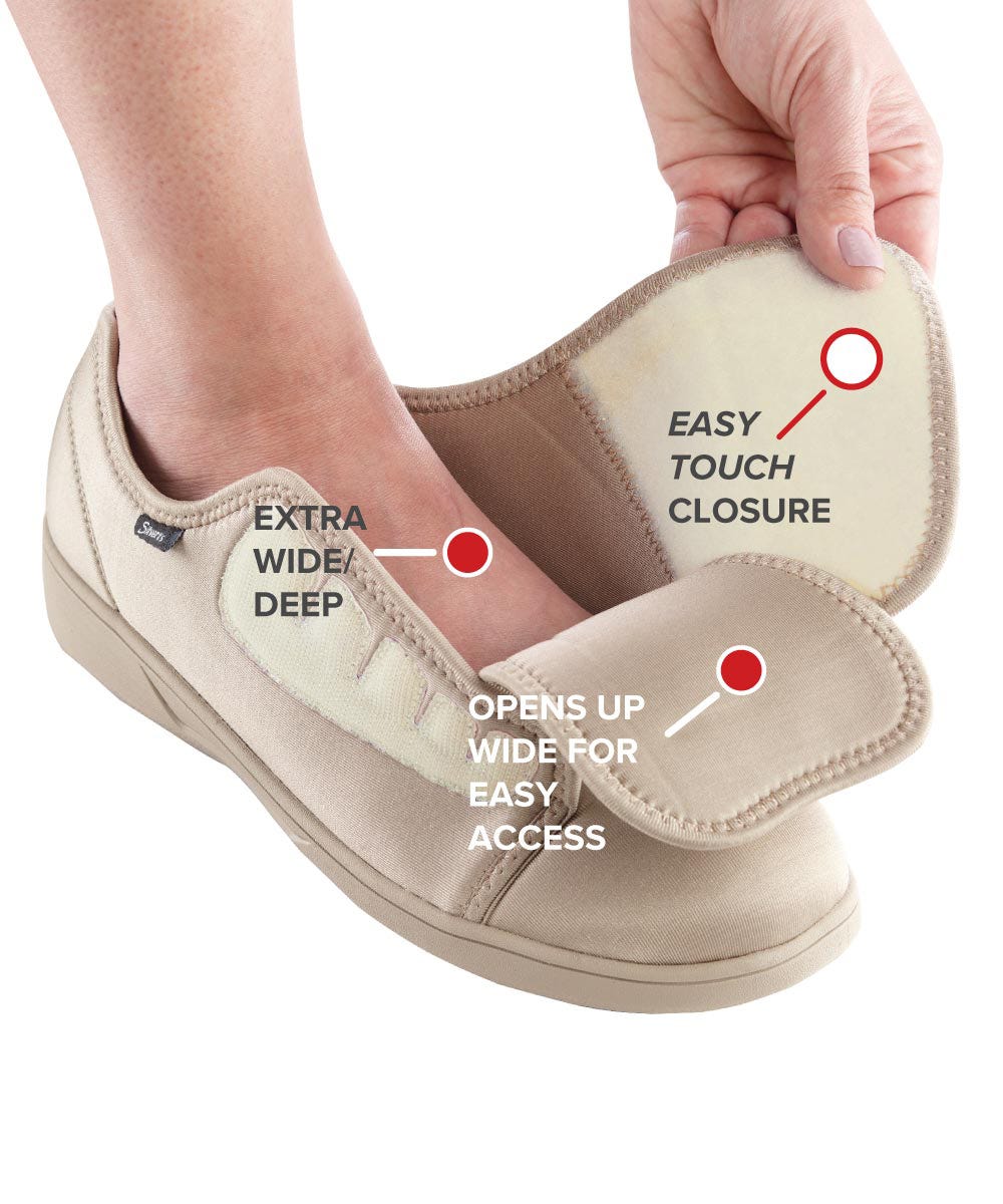 Women's Spill-Resistant Easy-Close Shoes