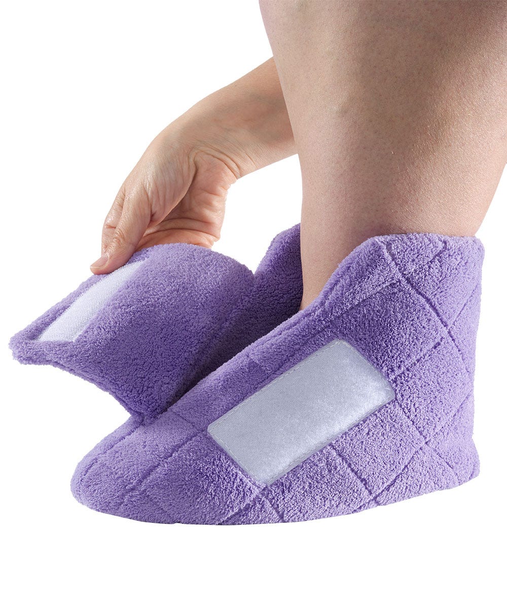 Women's Plush Adjustable Slippers
