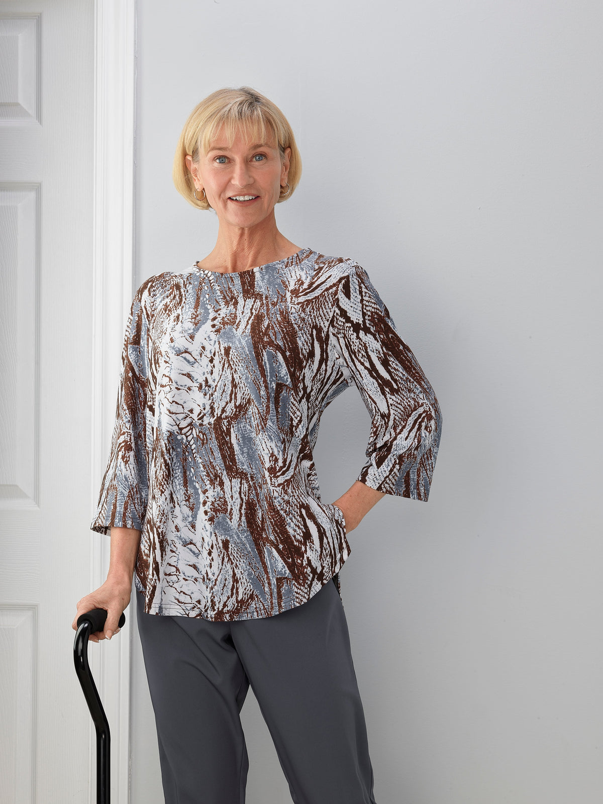 Women's Open Back High-Low Top