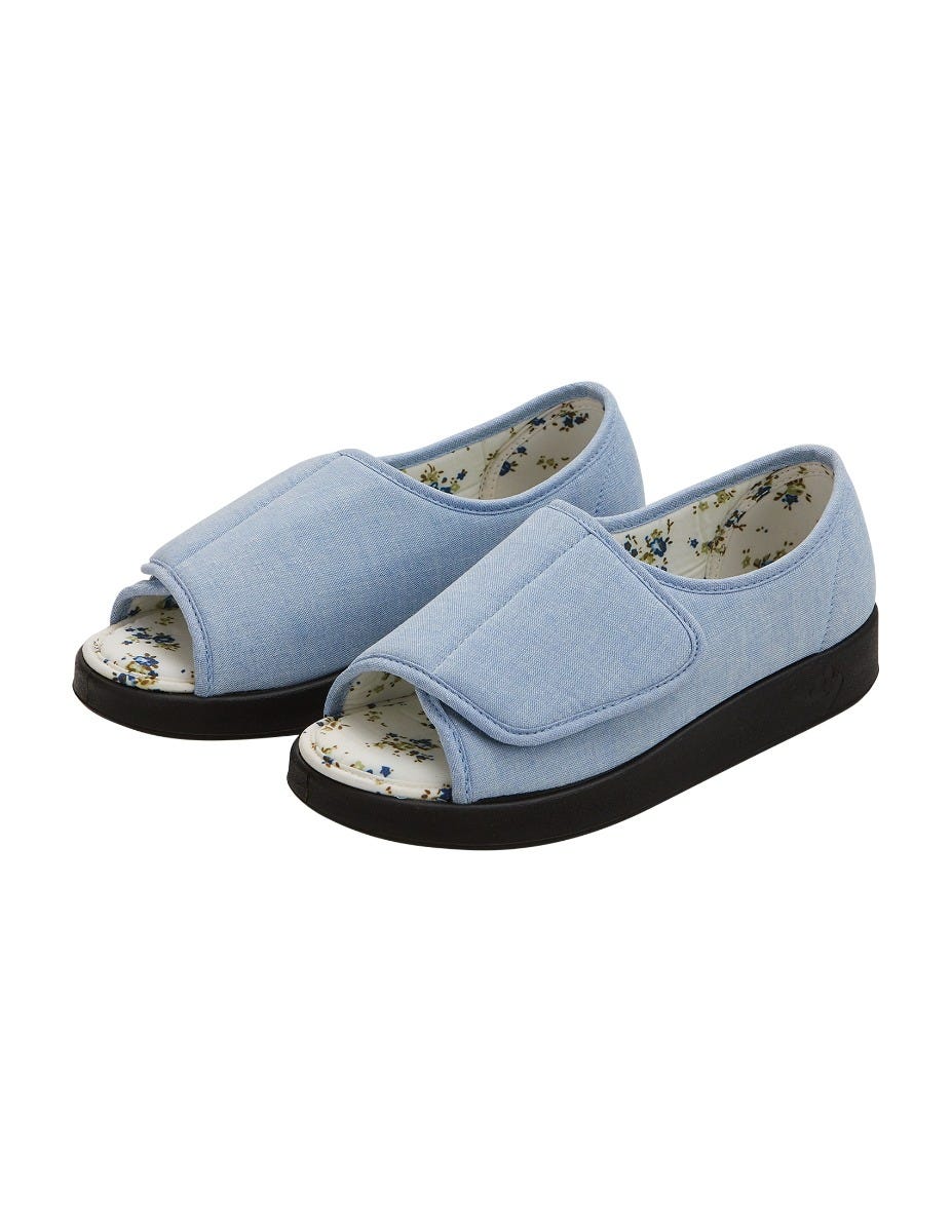 Women's Easy-Close Open-Toe Shoes