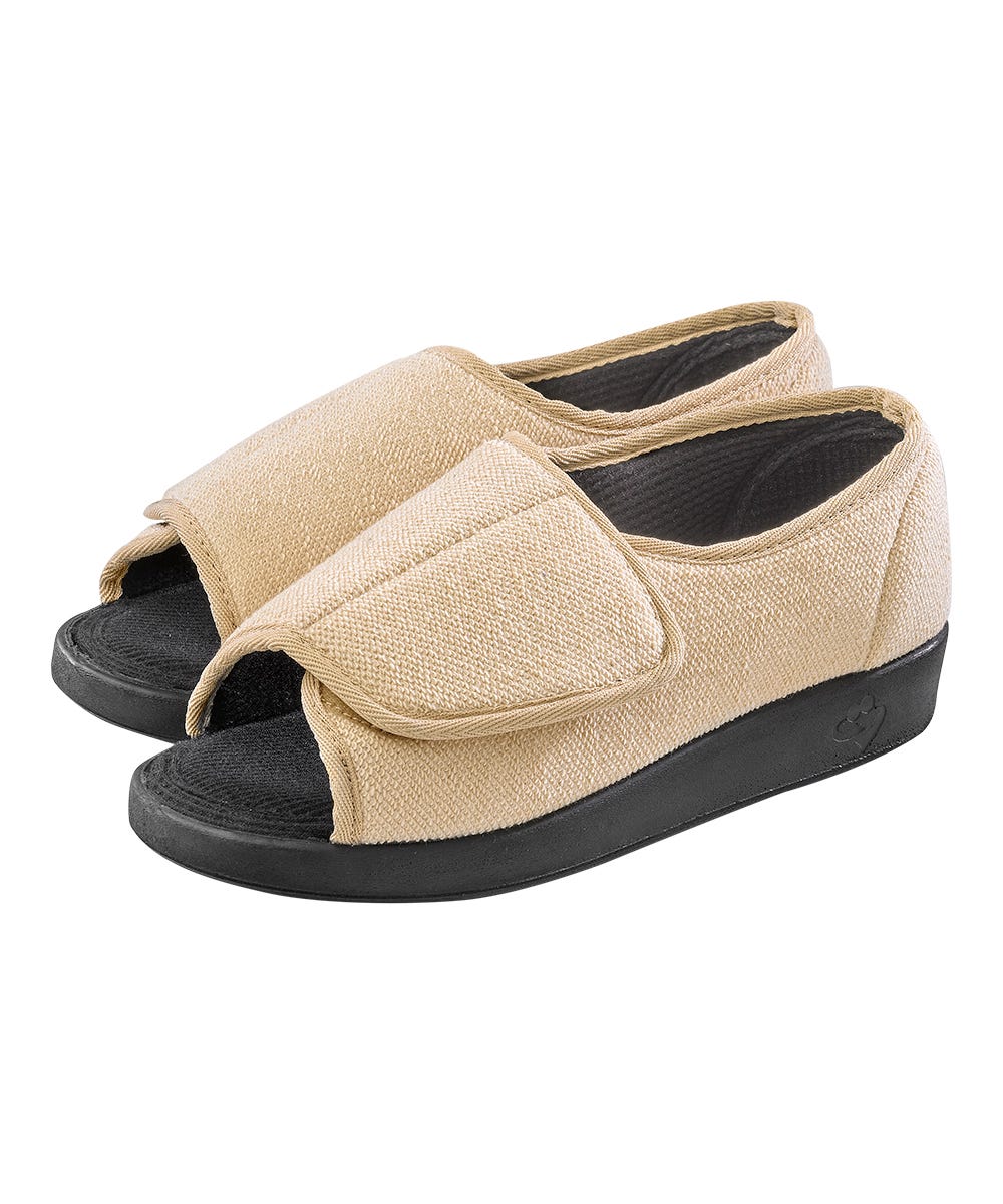 Women's Easy-Close Open-Toe Shoes