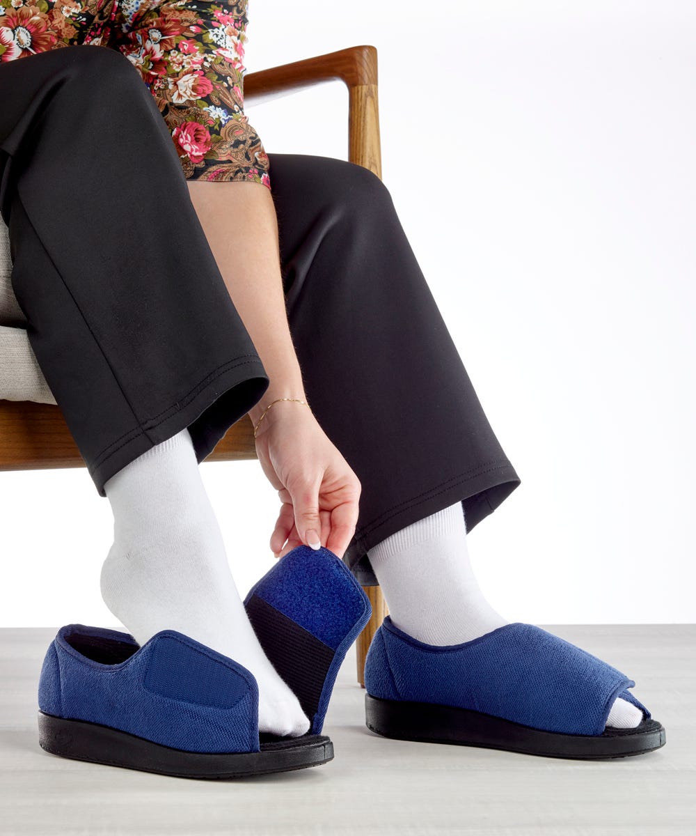 Women's Easy-Close Open-Toe Shoes