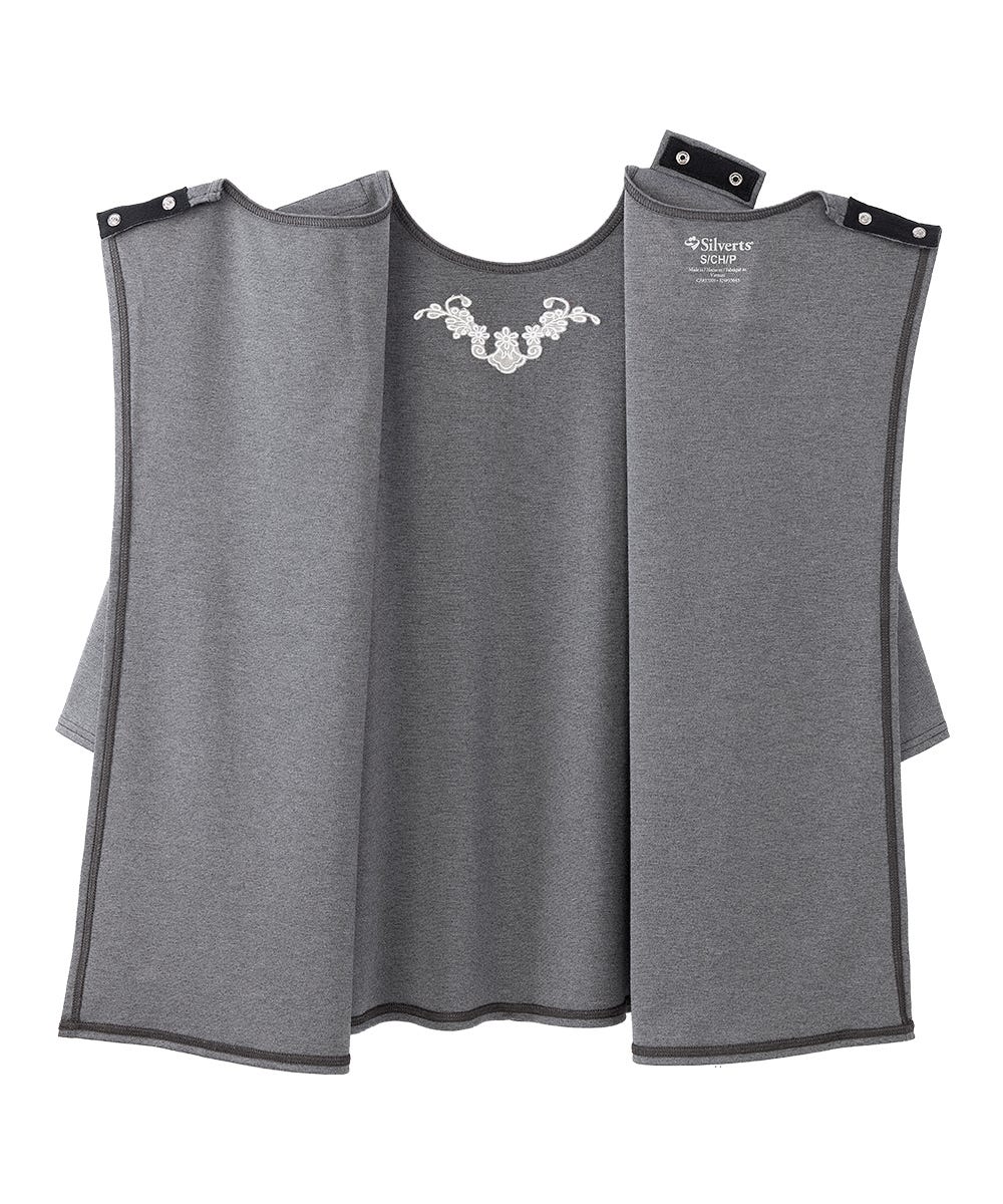 Women's Open Back Embroidered 3/4 Sleeve Top