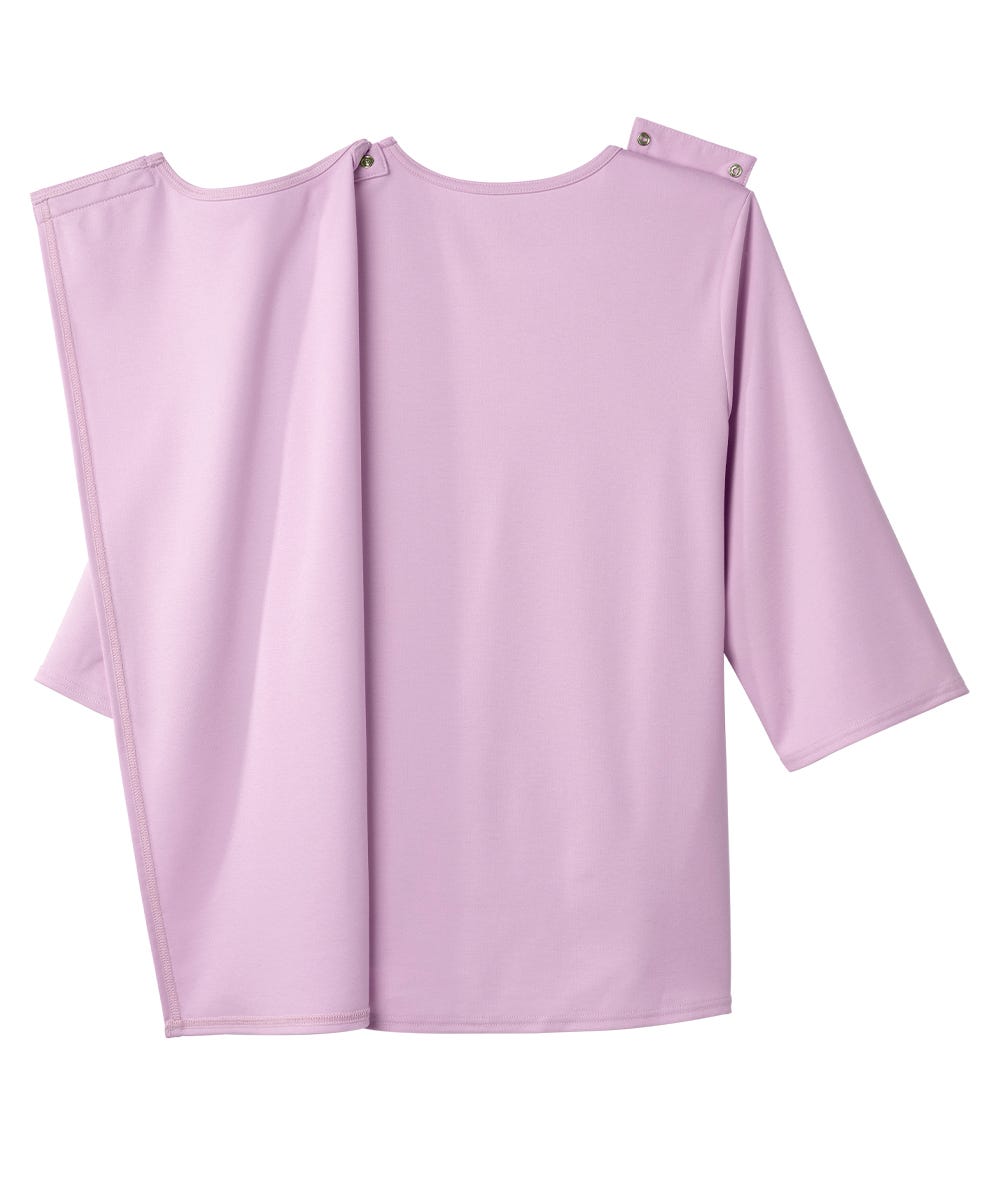 Women's Open Back Embroidered 3/4 Sleeve Top