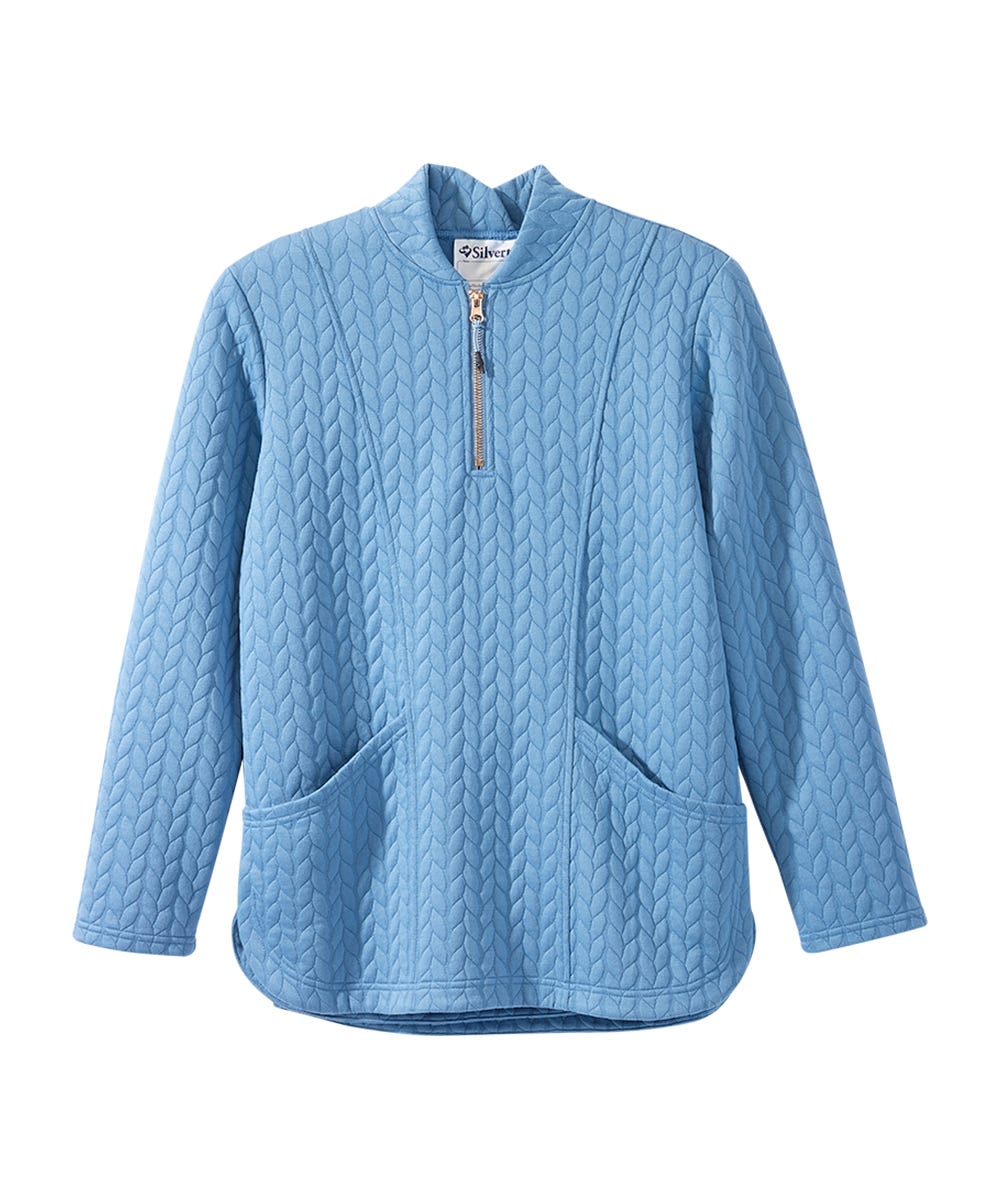 Women's Open Back Half-Zip Track Top