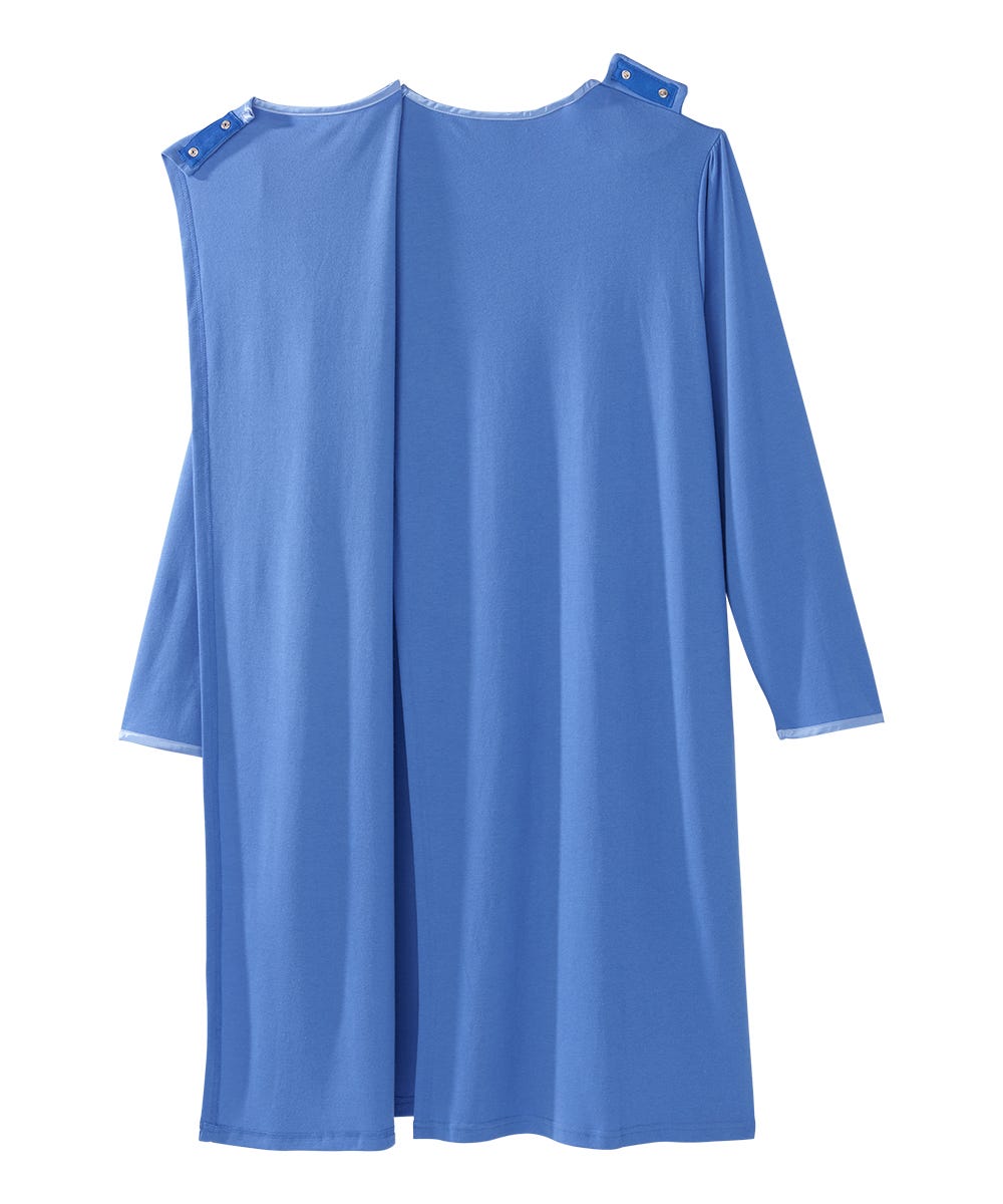 Women's Soft Bow Open Back Nightgown