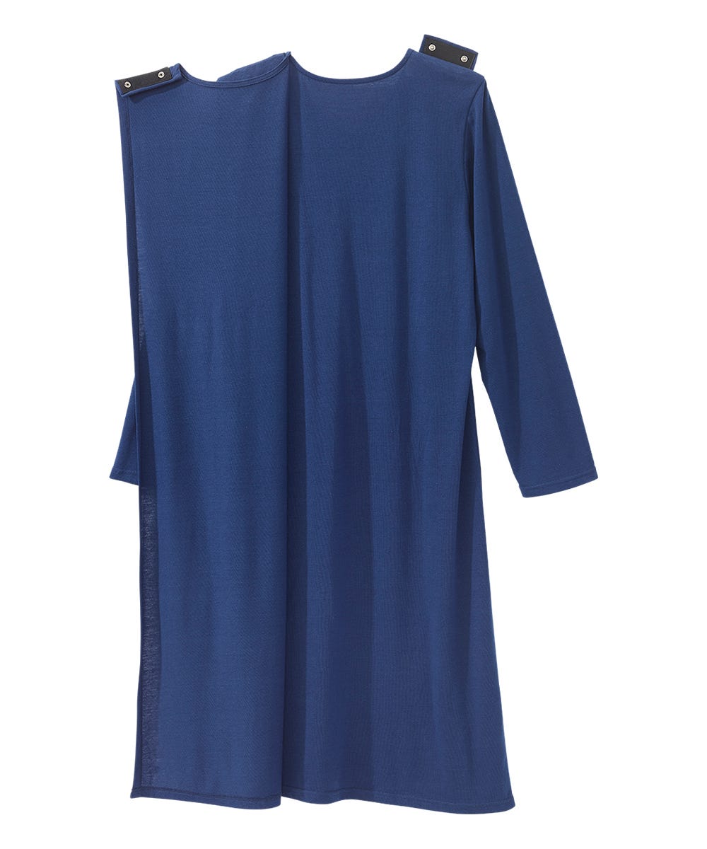 Women's Open Back Lace Trim Nightgown