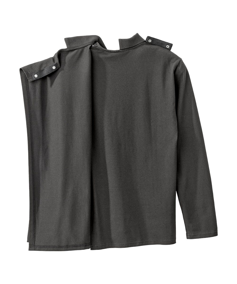 Men's Open Back Long Sleeve Polo