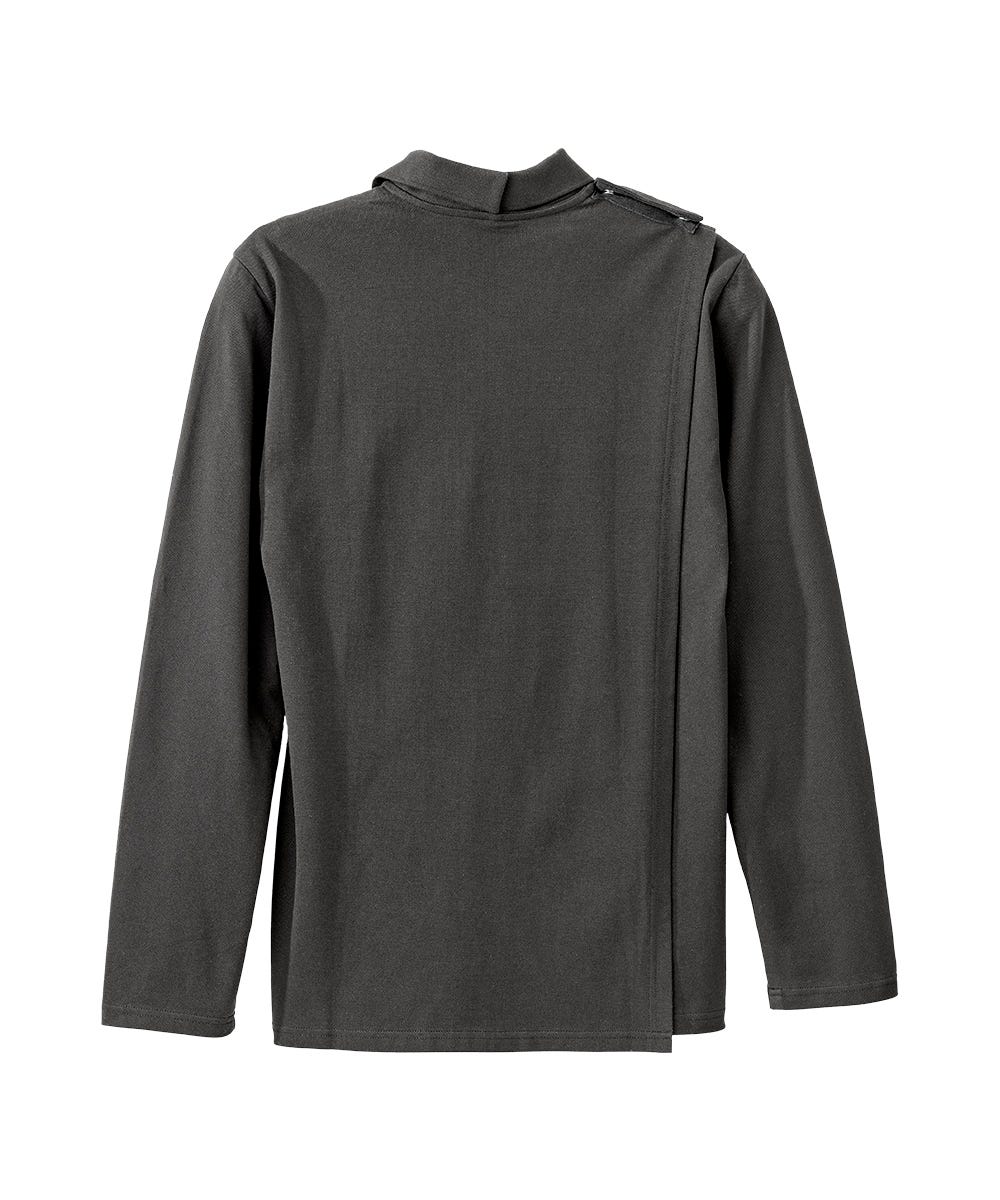Men's Open Back Long Sleeve Polo