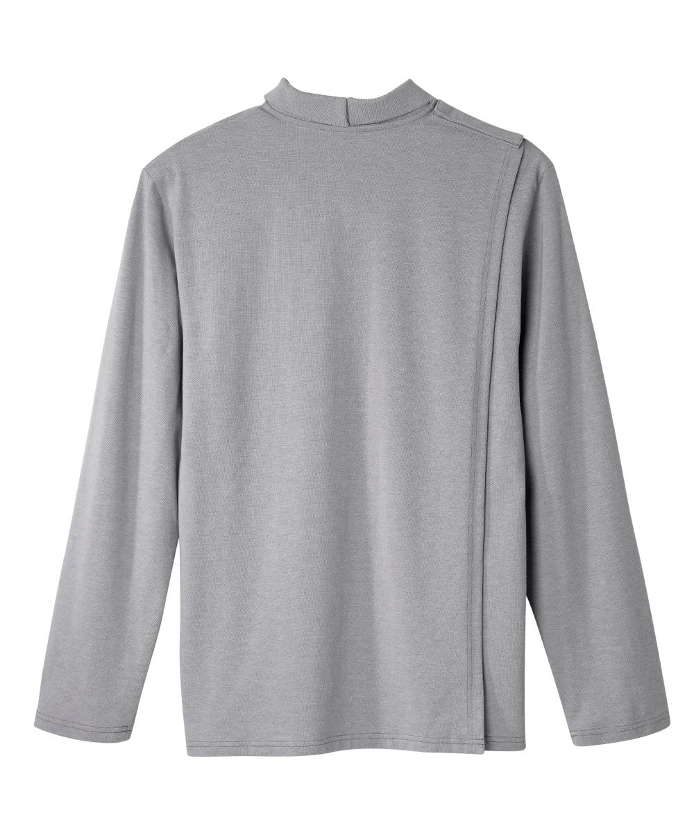 Men's Open Back Long Sleeve Polo