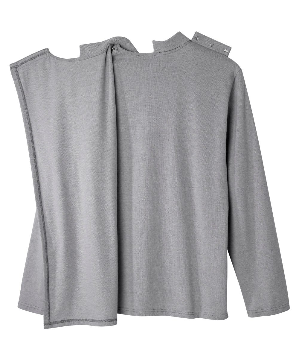 Men's Open Back Long Sleeve Polo