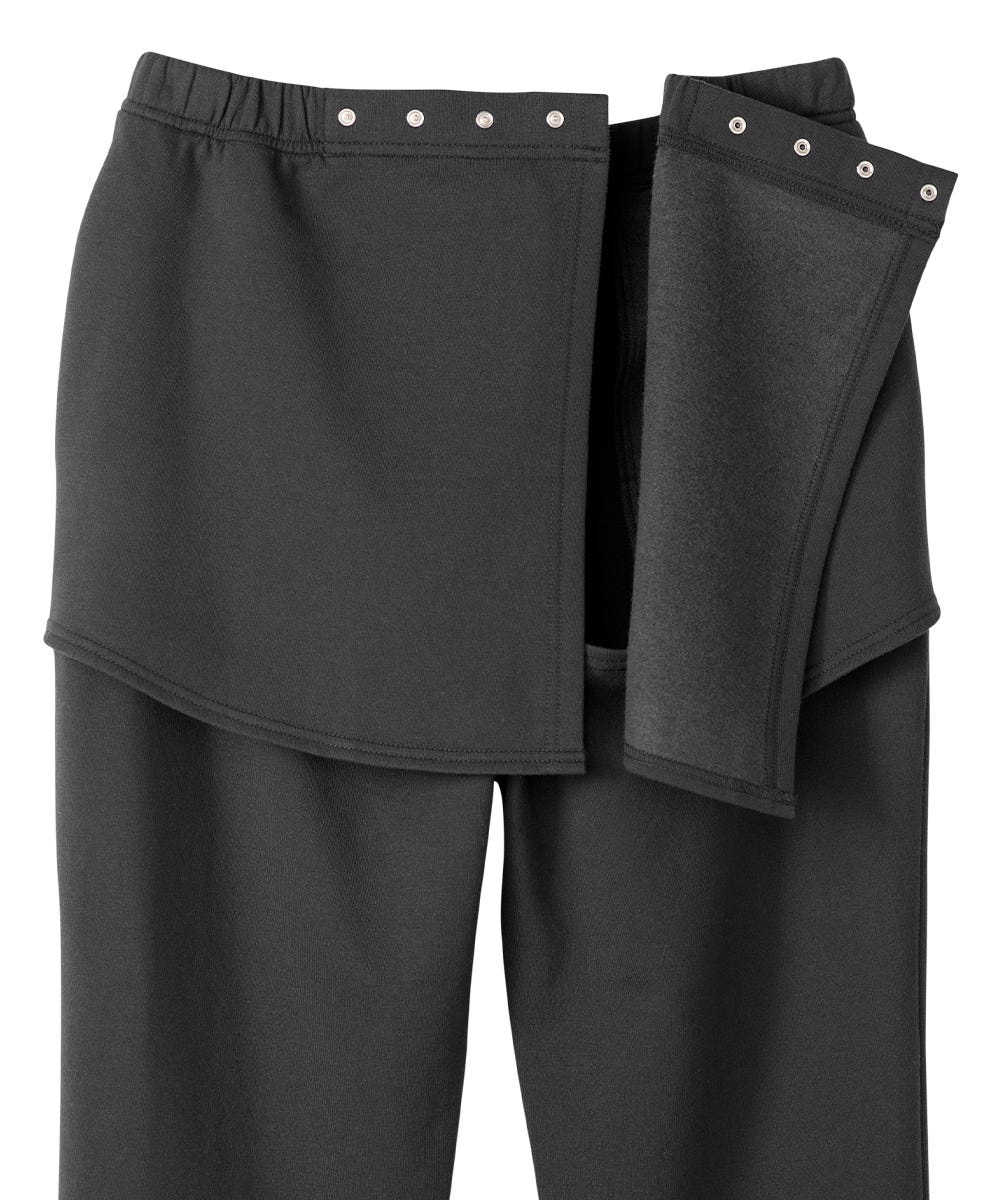 Men's Open Back Fleece Pant