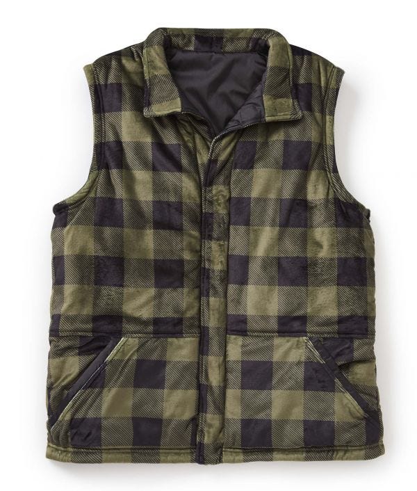 Men's Reversible Magnetic Front Vest