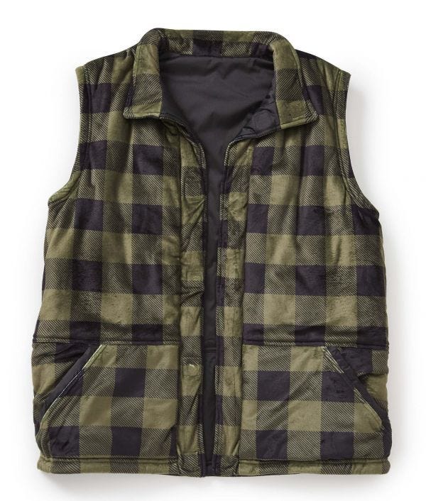 Men's Reversible Magnetic Front Vest