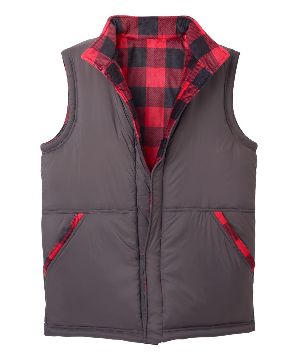Men's Reversible Magnetic Front Vest