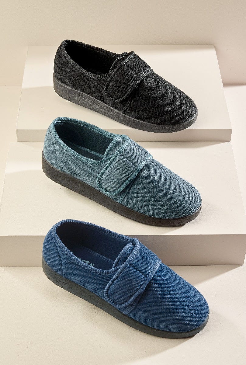 Men's Soft Easy-Close Slippers