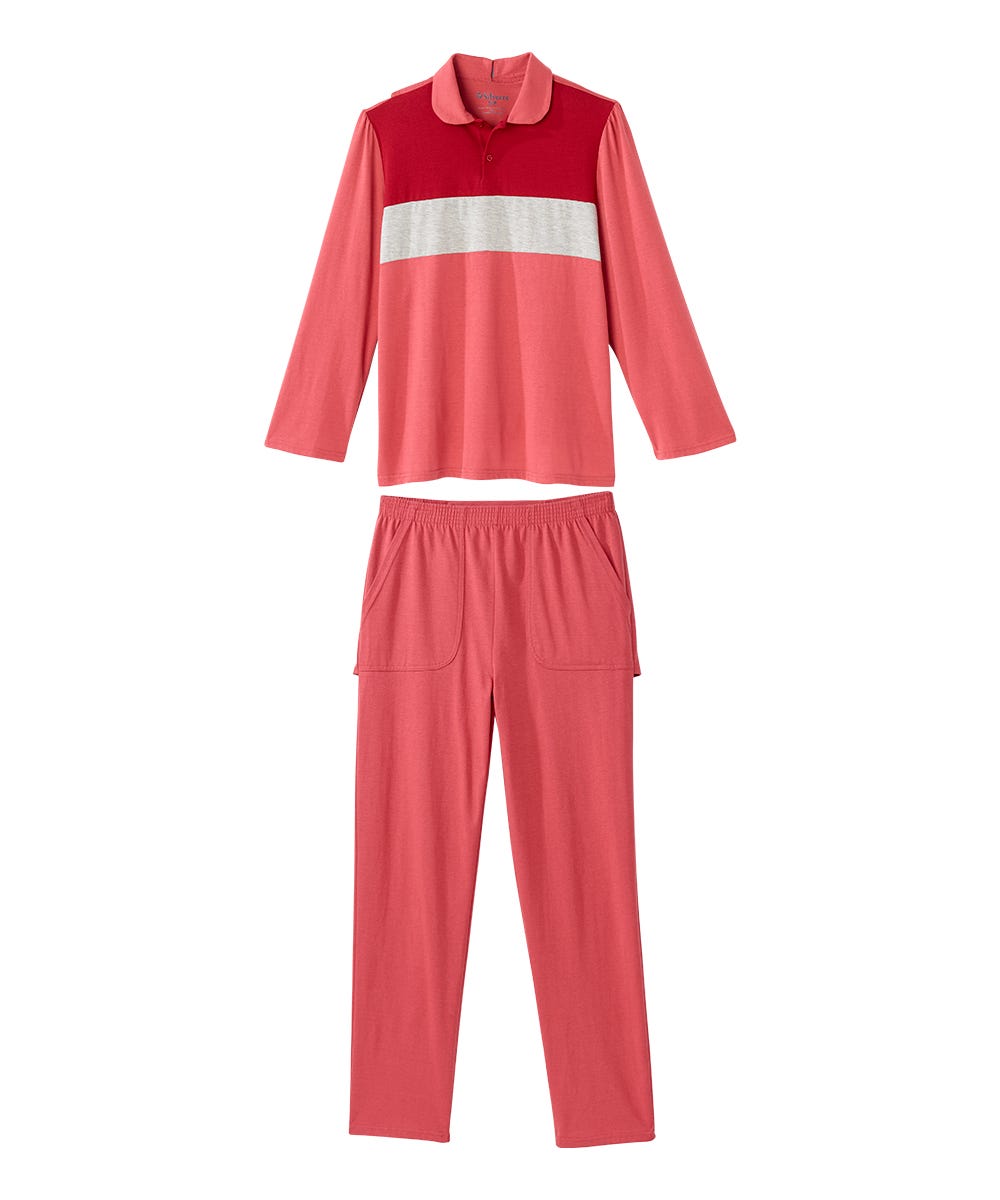 Women's Open Back Polo & Pant Set