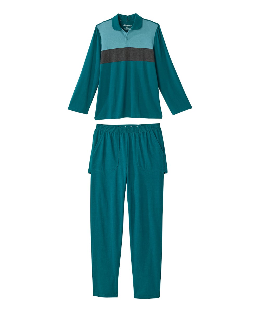 Women's Open Back Polo & Pant Set